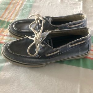 Sperry Top-Siders Bahama Blue Size 11 Lightly Worn